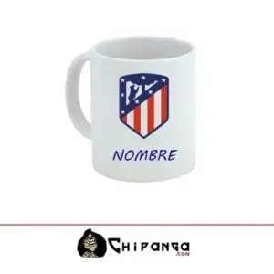 Taza Personalizada con nombre del Atletico Madrid