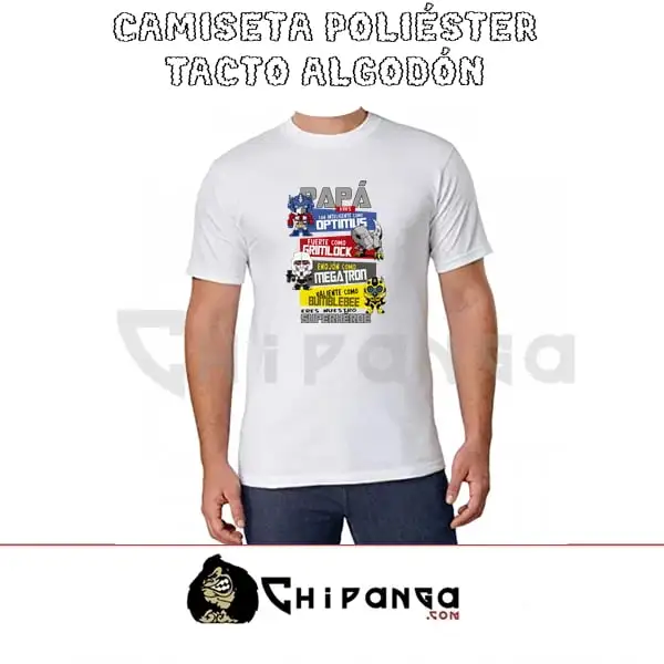Camiseta Personalizada Papá Transformers Dia Del Padre