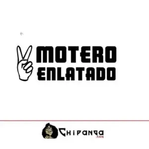 Pegatina Motero Enlatado