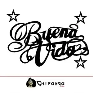 Kit Pegatinas para coche Buena Vida