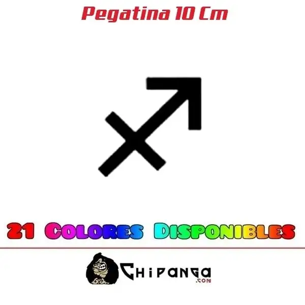 Pegatina Signo del Zodiaco Horóscopo Sagitario