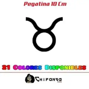 Pegatina Signo del Zodiaco Horóscopo Tauro