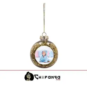 Bola para árbol de Navidad Personalizada con Foto con Relleno