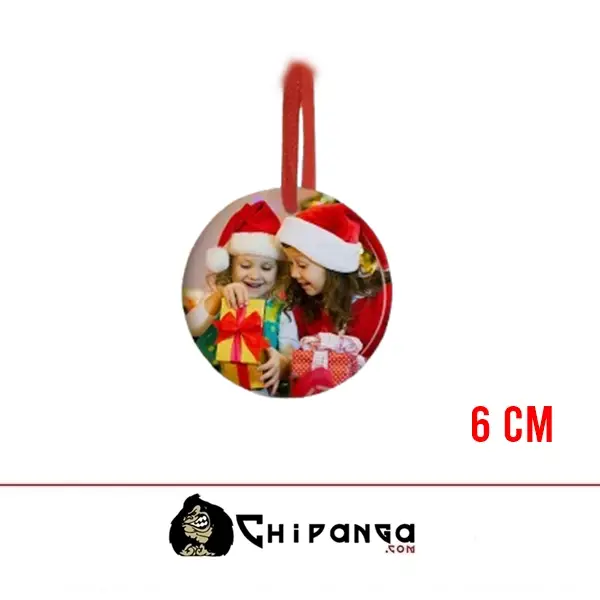Bola de Navidad Personalizada con Foto Acrílico efecto 3D (6 Cm)
